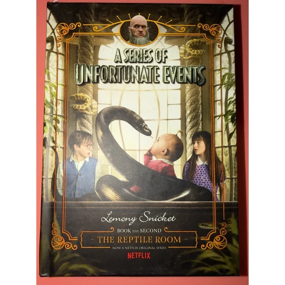 A Series of Unfortunate Events by Lemony Snicket 1-4 Hardcover Books